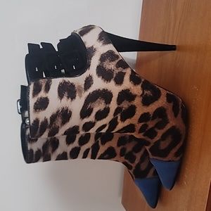 Leopard print pony hair Boot Giuseppe Zanotti 39